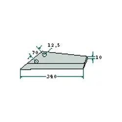 SOC A AILETTES DROIT POUR LEMKEN