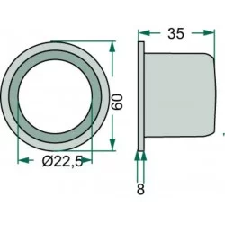 DISTANZSTÜCK FÜR ROLLENROHR