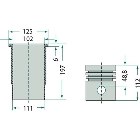 KIT CHEMISE PISTON