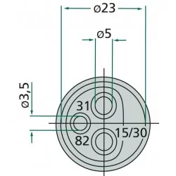 3-POLE SOCKET