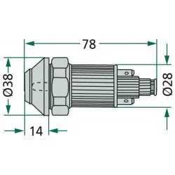 PUSH BUTTON FOR HEADLIGHTS