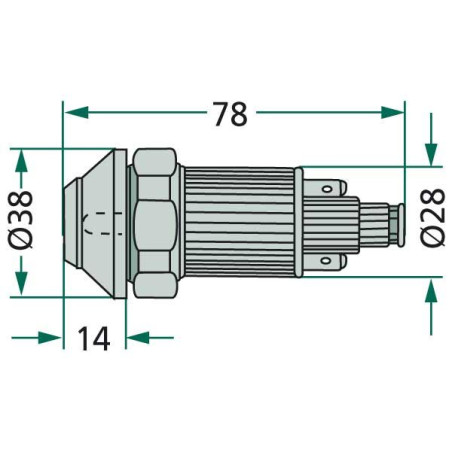 PUSH BUTTON FOR HEADLIGHTS