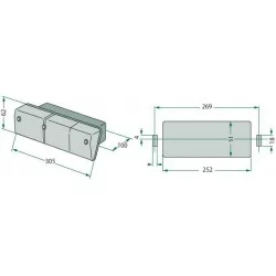 LUCE POSTERIORE DESTRA