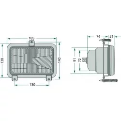 PHARE AVANT GAUCHE & DROIT