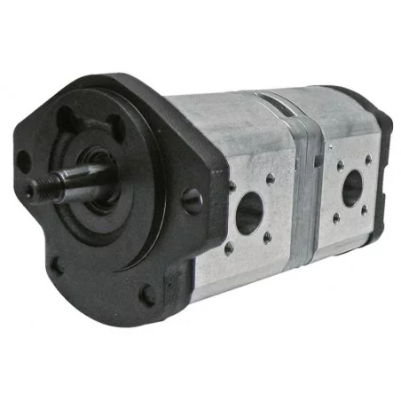 POMPE HYDRAULIQUE DOUBLE 14 + 8 CC ROTATION GAUCHE POMPE HYDRAULIQUE DOUBLE 14 + 8 CC ROTATION GAUCHE