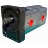 Pompe hydraulique double 11 + 11 cc  valmet 33665000 65 - 100 - 800 - 900
