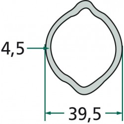 ARTICULACIÓN CARDÁN GRAN ANGULAR 80°
