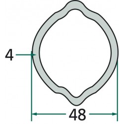 ARTICULACIÓN CARDÁN GRAN ANGULAR 80°