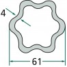 ARTICULACIÓN CARDÁN GRAN ANGULAR 80°