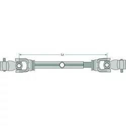 CARDAN STANDARD L 560 MM F25