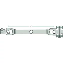 CARDAN AVEC LIMITEUR A FRICTION L860 MM F24