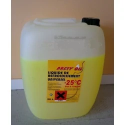 LIQUIDE DE REFROIDISSEMENT - 25°C ( BIDON DE 20 LITRES )