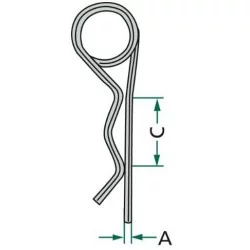 LOT 10 GOUPILLES "BETA" 5 MM