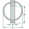LOT 5 GOUPILLES CLIPS 8 MM LOT 5 GOUPILLES CLIPS 8 MM