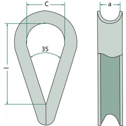 HERZANSCHLUSS FÜR KABEL Ø 4 MM