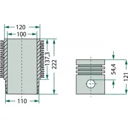 CYLINDREE COMPLETE FL912 - 4 SEGMENTS