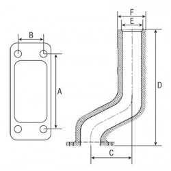 EXHAUST ELBOW 04336272 FOR DEUTZ